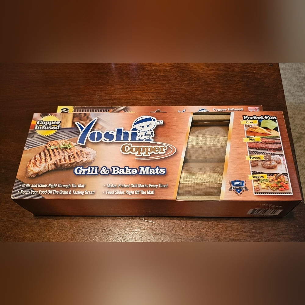 Yoshi Copper Grill & Bake Mats